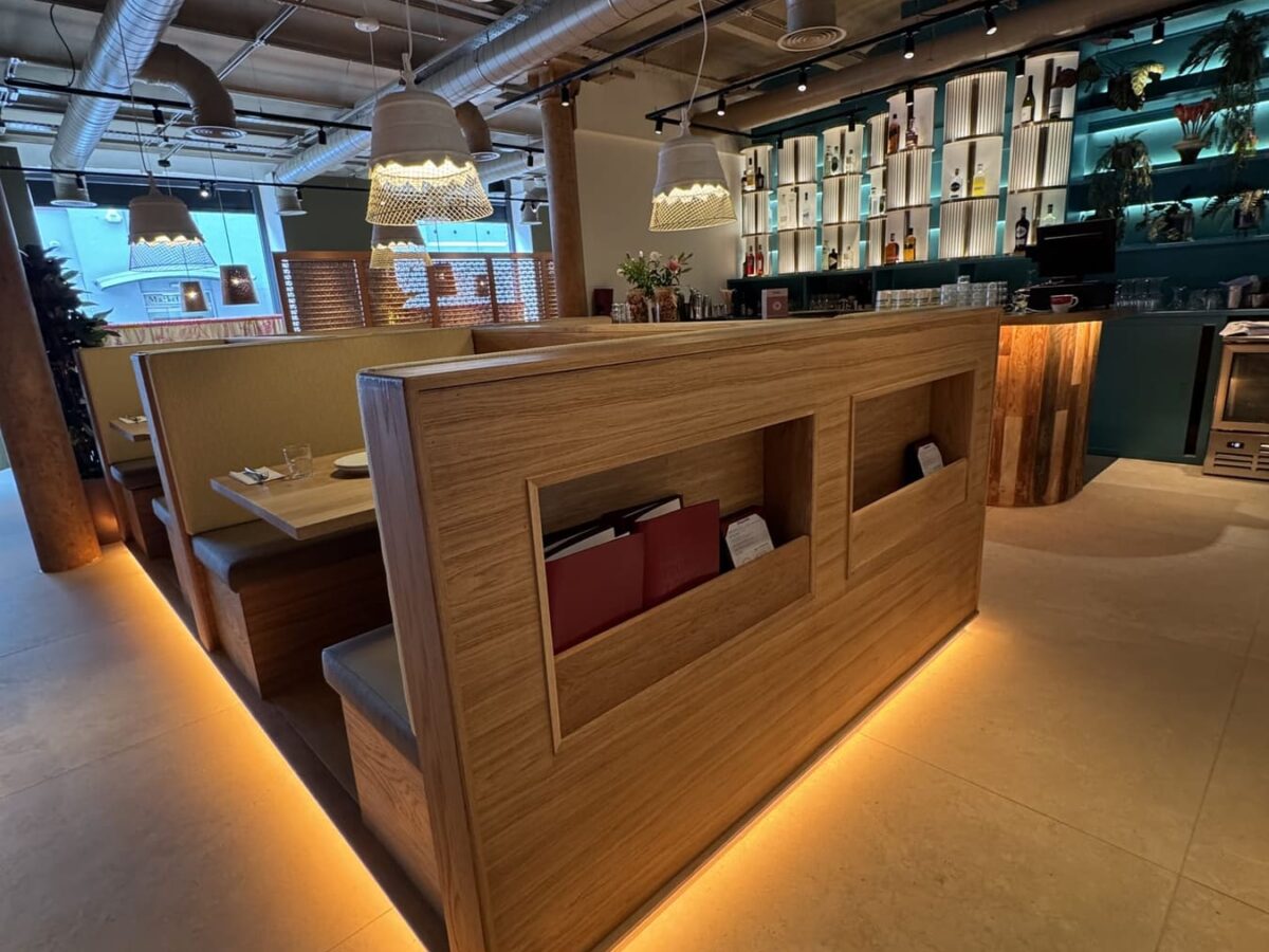 CERU Restaurant Farringdon by A&C Building Solutions, completed