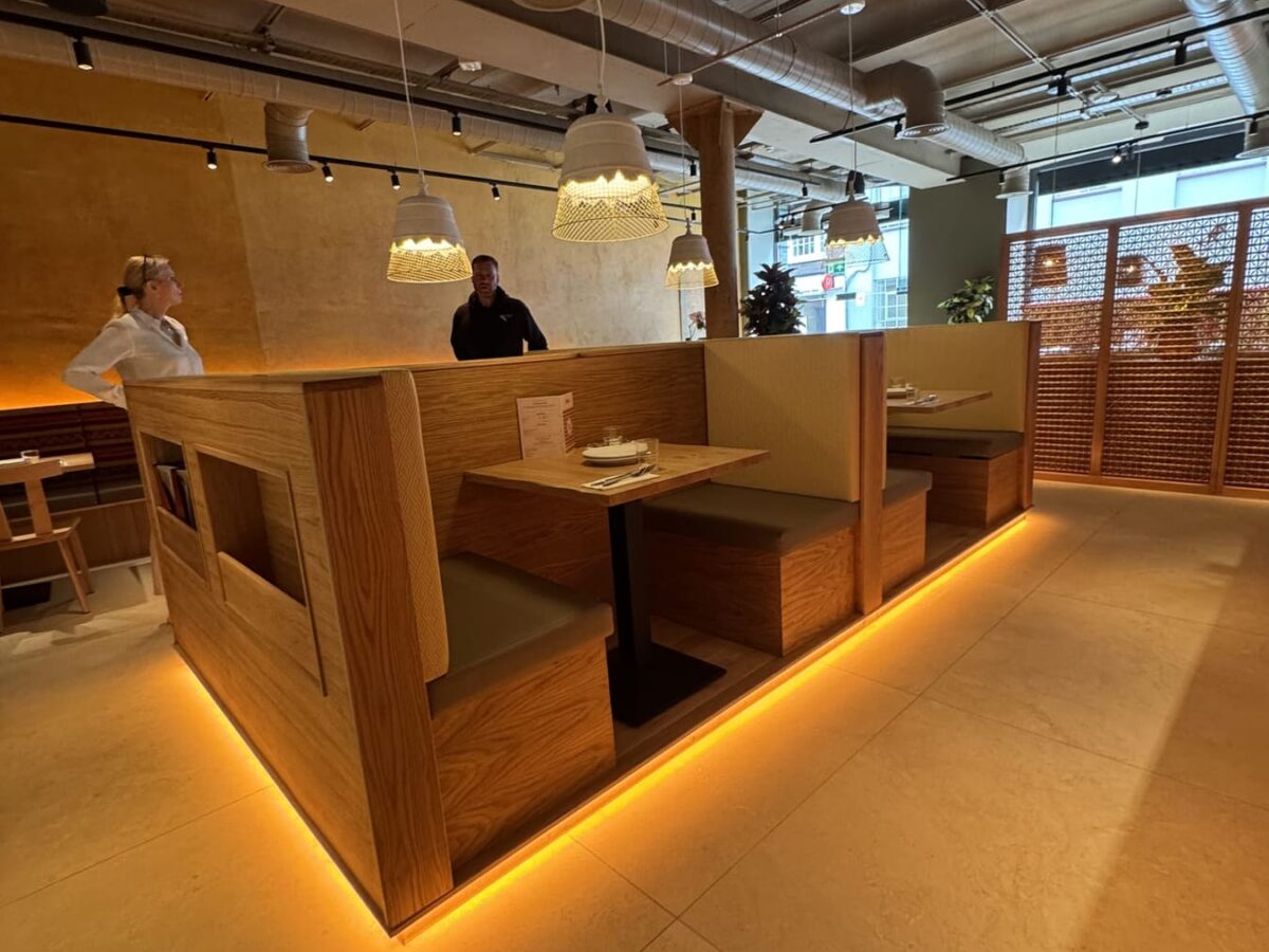 CERU Restaurant Farringdon by A&C Building Solutions, completed