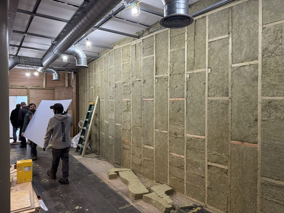 CERU Restaurant Farringdon by A&C Building Solutions, during construction