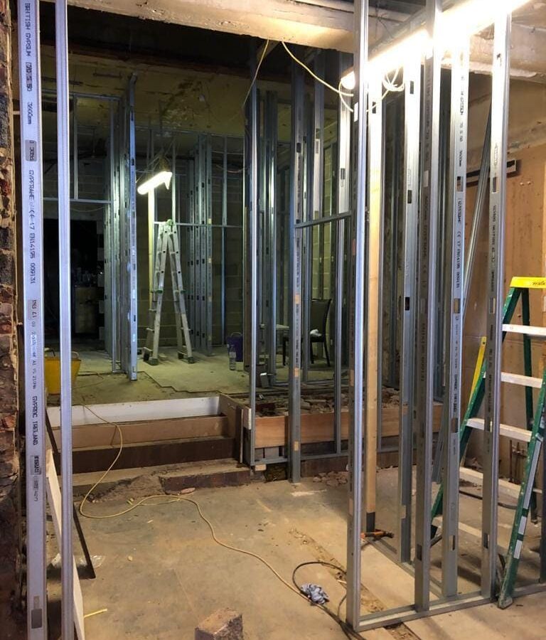CERU Queensway by A&C Building Solutions, during construction