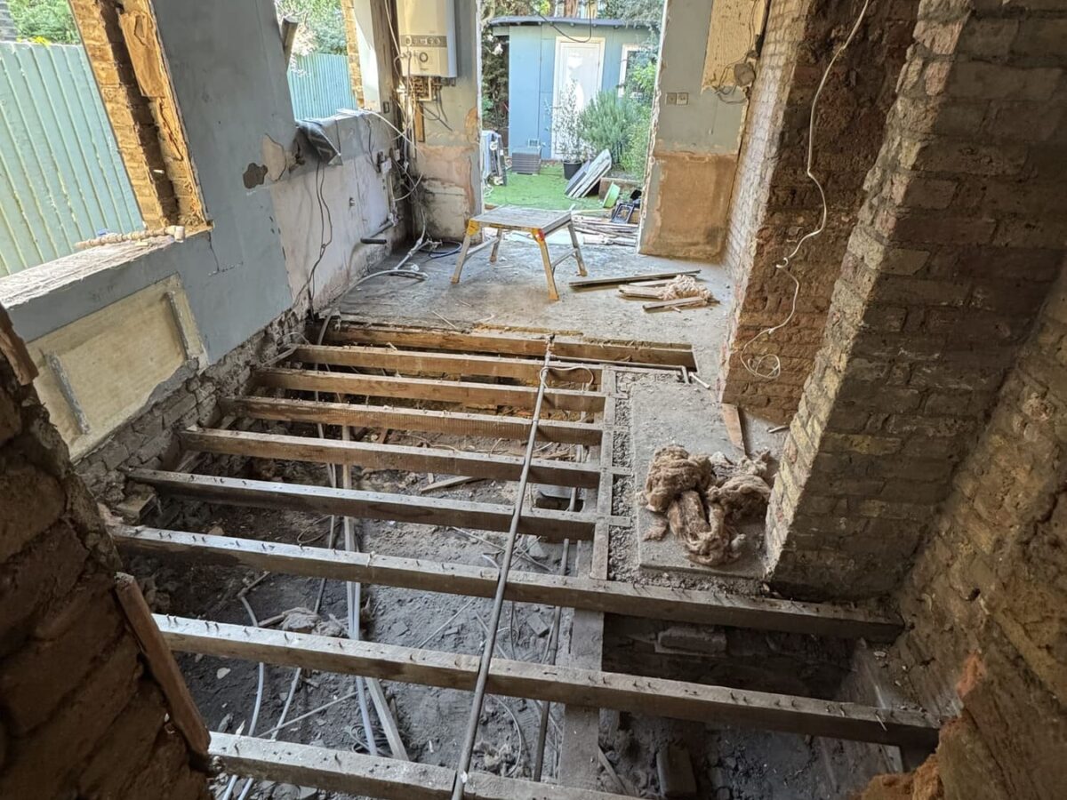 108 Shell Road by A&C Building Solutions, during construction
