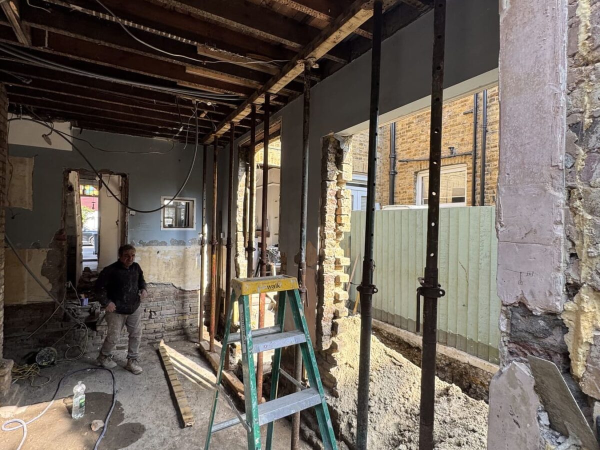 108 Shell Road by A&C Building Solutions, during construction
